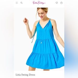 Lilly Pulitzer Womans Litia Dress Size L